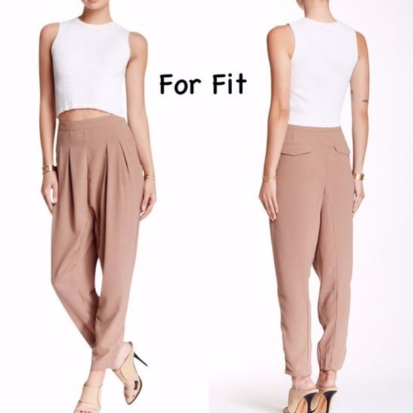 Womens Vertigo Pink Blush Drop Crotch Pants. Size XS. - Picture 2 of 8